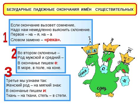 Примеры имен существительных 4 класса